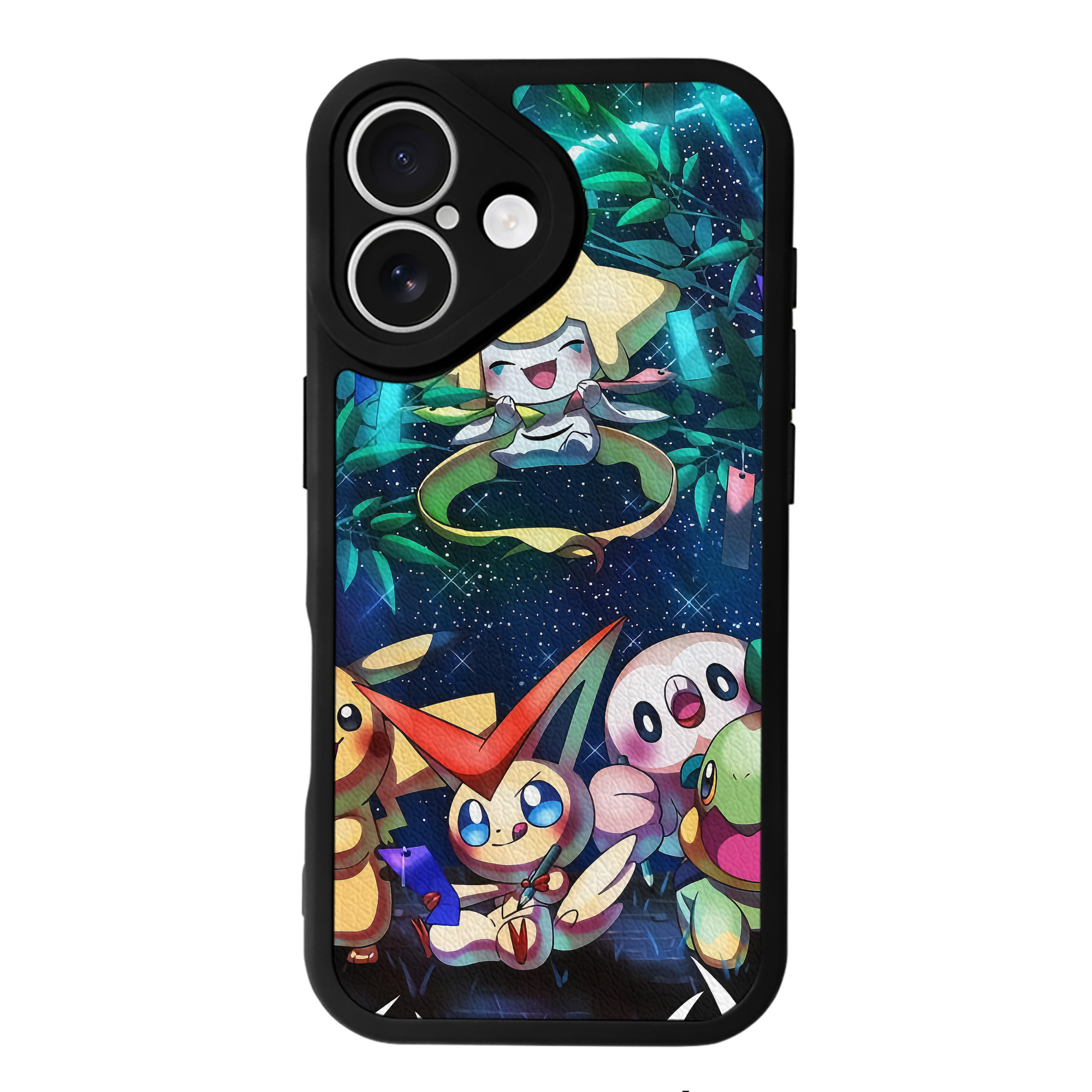 （画像用） ポケットモンスター Pokémon 【iPhone 16シリーズ対応】シリコンスマホケース（レザー調） 材質：シリコン